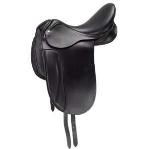 Collegiate Mentor Dressage Saddle   Black, 17.5w  Sports 