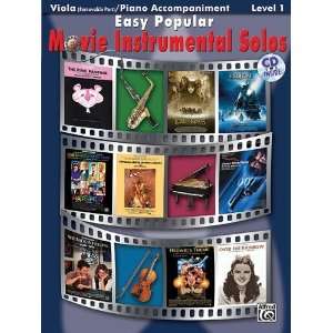  Popular Movie Instrumental Solos Book & CD: Viola (Pop Instrumental 