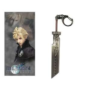  Final Fantasy Cloud Weapon Sword Keychain Red Handle 
