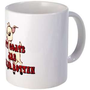  Goats Spoiled Rotten Humor Mug by CafePress: Kitchen 