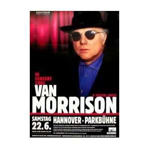  VAN MORRISON Hannover Germany 22nd June 2002 Music Poster 