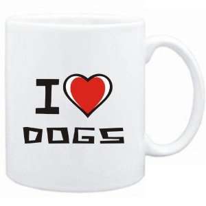  Mug White I love Dogs  Zodiacs: Sports & Outdoors