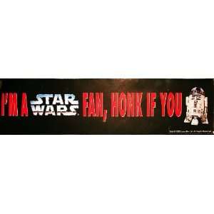  Star Wars Bumper Sticker: Fan  Honk if you R 2: Everything 