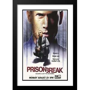  Prison Break (TV) 32x45 Framed and Double Matted TV Poster 