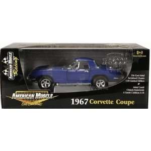  Ertl 1/18 American Muscle 1967 Corvette Coupe Toys 