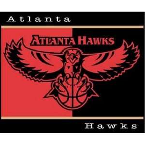 NBA Basketball All Star Blanket/Throw Atlanta Hawks   Fan Shop Sports 