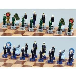  Fame Marines vs Navy 3.25 Chessmen Toys & Games
