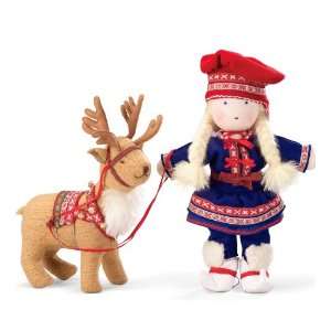  Kathe Kruse Thor Personable Reindeer with Soft Plush Fur 
