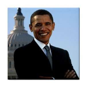  President Barack Obama Tile Trivet 