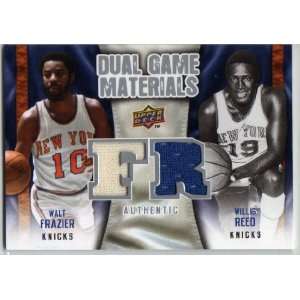   Game Materials Walt Frazier/willis Reed #Dg r Sports Collectibles
