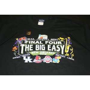 2012 NCAA Final Four The Big Easy Shirt Black XL:  Sports 