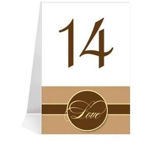  Wedding Table Number Cards   Sophisticate Dove Grey High 