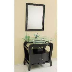   Modern Bathroom Vanity with Mirror FVN3337ES 31.25W x 22D x 33.75H