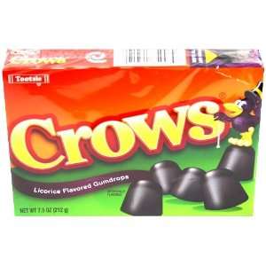 Crows Licorice Flavored Gumdrops Theater Boxes 12ct.:  
