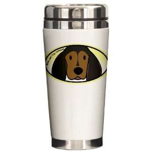  Anime Black amp; Tan Coonhound Pets Ceramic Travel Mug by 