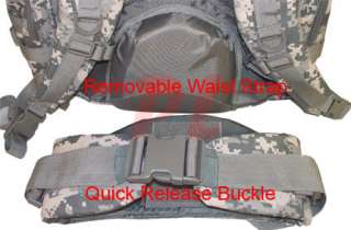 MOLLE 3 Day USMC Assault Pack Backpack Nylon   Black  
