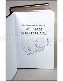 PATRICK STEWART AUTOGRAPHED SHAKESPEARE: COMPLETE WORKS  