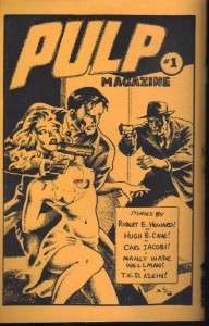 Pulp Magazine #1 Price Robert E Howard 1st Cryptic Rare  