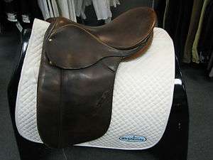 Used BT Crump Dressage Saddle 17 Brown  