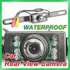 Night Vision car license plate rear view backup camera waterproof bu9 