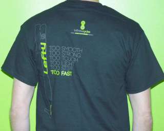 Infinite Cycles Cannondale Lefty T Shirt   Black S  