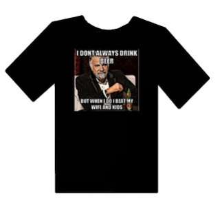 THE WORLDS MOST INTERESTING MAN MEME HUMOR VIRAL FUNNY TEE SHIRT S 