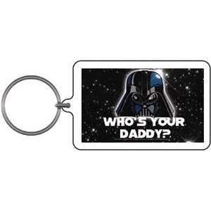    Star Wars Darth Vader Whos Your Daddy Lucite Key Chain Automotive