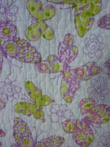 pcs Lil Pixies Butterfly Twin Quilt & Sham & Decorative Pillow Set 