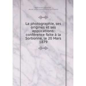   Mars 1879 Association scientifique de France Alphonse Davanne  Books