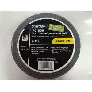    SHURTAPE PC 609 GENERAL PURPOSE BLACK DUCT TAPE: Kitchen & Dining