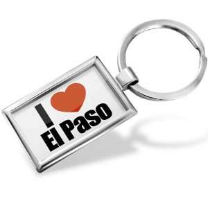 Keychain I Love Elpaso region: Texas, United States   Hand Made, Key 
