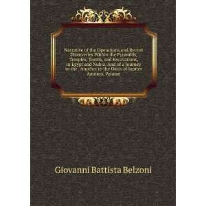   the Oasis of Jupiter Ammon, Volume: Giovanni Battista Belzoni: Books