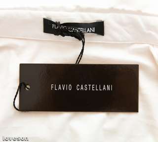 New FLAVIO CASTELLANI Plisse Kimono Sleeve Blouse 38/2  