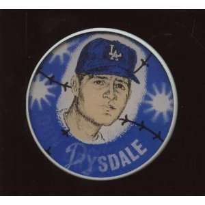 1965 Los Angeles Dodgers Motion Pin Don Drysdale NRMT   MLB Pins And 