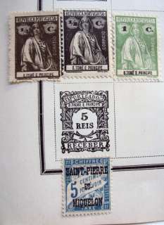 79 ANTIQUE STAMPS PORTUGAL & COLONIES SOME UNCANCELLED  