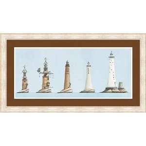  The Eddystone Lights by Andras Kaldor   Framed Artwork 