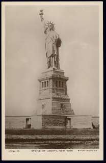 New York, Statue of Liberty (1920s) Rotary RPPC  