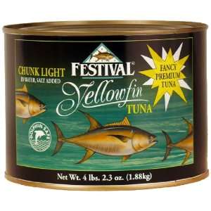 Festival Light Chunk Yellowfin Tuna, 66.5 Ounce  Grocery 