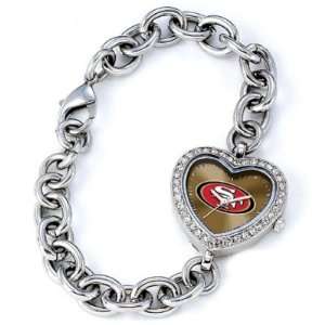 San Francisco 49ers Game Time Heart Series Mens NFL Watch:  