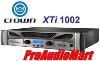 Crown XTi 1002 amplifier XTi1002 power amp Authorized Dealer US 