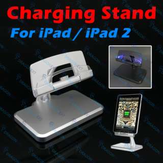 USB LED Light Charging Stand Holder Base Charger For Apple iPad iPad 2