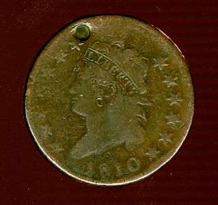 1810 CLASSIC HEAD LARGE CENT very good  