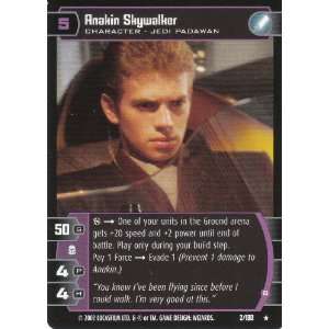   Attack of the Clones TCG Rare Card  Anakin Skywalker #2 Toys & Games