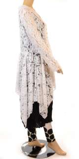 SALE  SAVE 30% ESCALADYA INTRICATE WHITE LACE LAGENLOOK JACKET rrp £ 
