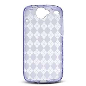   Crystal Gel Check Skin Cover for Google Nexus One 