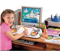Transforms your home computer into a digital arts & crafts studio for 