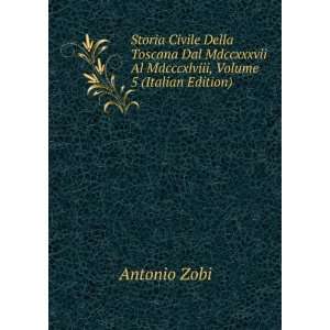   , Volume 5 (Italian Edition) Antonio Zobi  Books