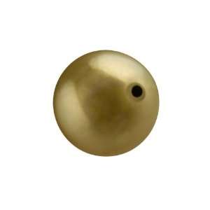  5811 12mm Round Pearl Large Hole Antique Brass Arts 
