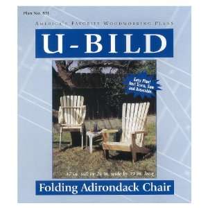   Bild Folding Adirondack Chair Woodworking Plan 851