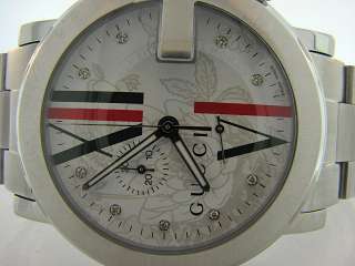 GUCCI WATCH 101M STAINLESS STEEL CHRONOGRAPH  